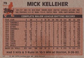Mick Kelleher  baseball card collectible - Main Image 2