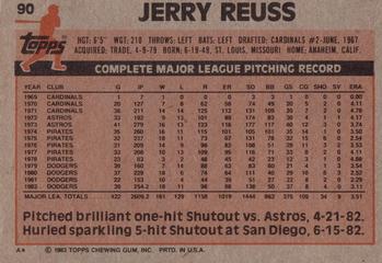 Jerry Reuss  baseball card collectible - Main Image 2