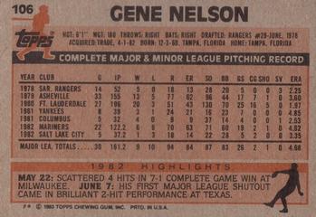 Gene Nelson  baseball card collectible - Main Image 2