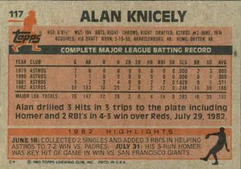 Alan Knicely  baseball card collectible - Main Image 2