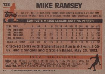 Mike Ramsey  baseball card collectible - Main Image 2