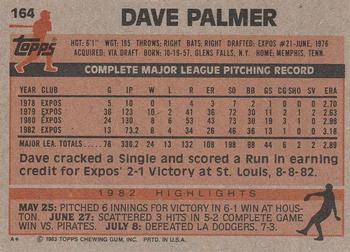 Dave Palmer  baseball card collectible - Main Image 2