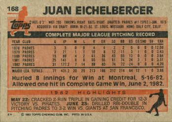 Juan Eichelberger  baseball card collectible - Main Image 2