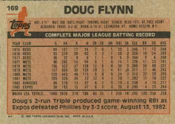 Doug Flynn  baseball card collectible - Main Image 2