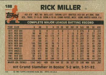 Rick Miller  baseball card collectible - Main Image 2