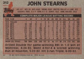 John Stearns  baseball card collectible - Main Image 2