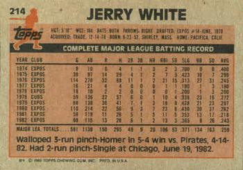 Jerry White  baseball card collectible - Main Image 2