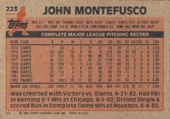 John Montefusco  baseball card collectible - Main Image 2