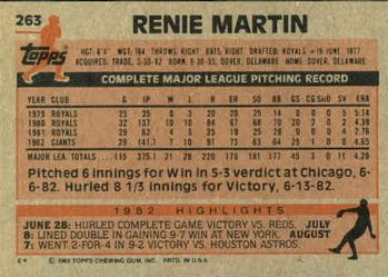 Renie Martin  baseball card collectible - Main Image 2