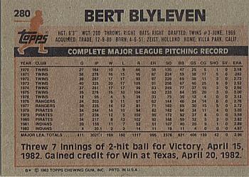 Bert Blyleven  baseball card collectible - Main Image 2