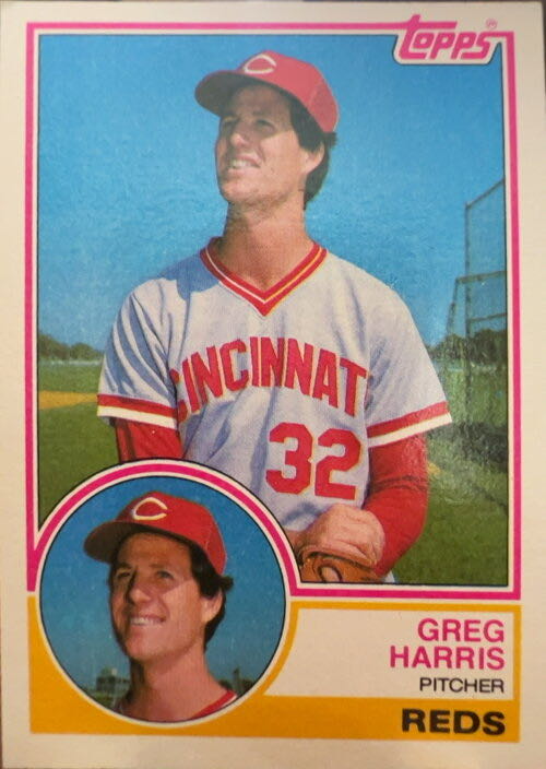 Greg Harris  baseball card collectible - Main Image 3