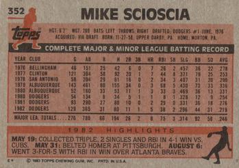 Mike Scioscia  baseball card collectible - Main Image 2