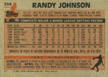 Randy Johnson  baseball card collectible - Main Image 2