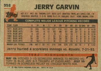 Jerry Garvin  baseball card collectible - Main Image 2