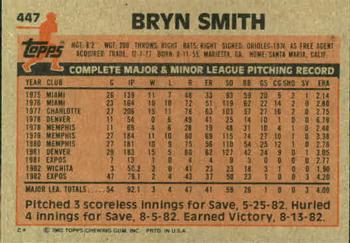 Bryn Smith  baseball card collectible - Main Image 2