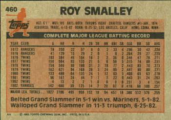 Roy Smalley  baseball card collectible - Main Image 2