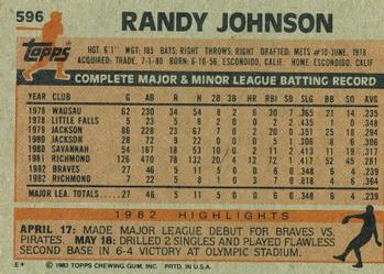Randy Johnson  baseball card collectible - Main Image 2