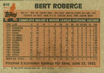 Bert Roberge  baseball card collectible - Main Image 2