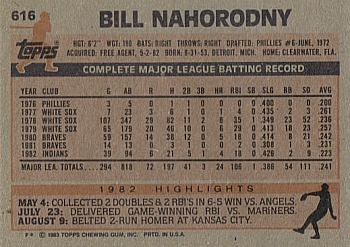 Bill Nahorodny  baseball card collectible - Main Image 2