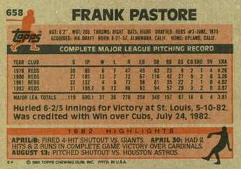 Frank Pastore  baseball card collectible - Main Image 2