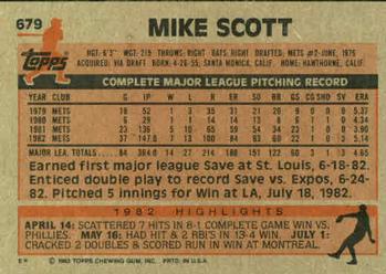 Mike Scott  baseball card collectible - Main Image 2