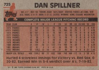 Dan Spillner  baseball card collectible - Main Image 2