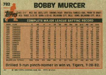 Bobby Murcer  baseball card collectible - Main Image 2
