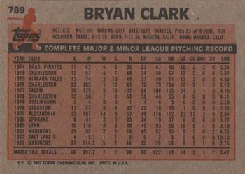 Bryan Clark  baseball card collectible - Main Image 2