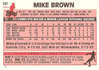 Mike Brown  baseball card collectible - Main Image 2