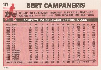 Bert Campaneris  baseball card collectible - Main Image 2