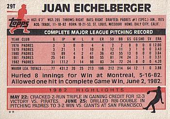 Juan Eichelberger  baseball card collectible - Main Image 2