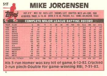 Mike Jorgensen  baseball card collectible - Main Image 2