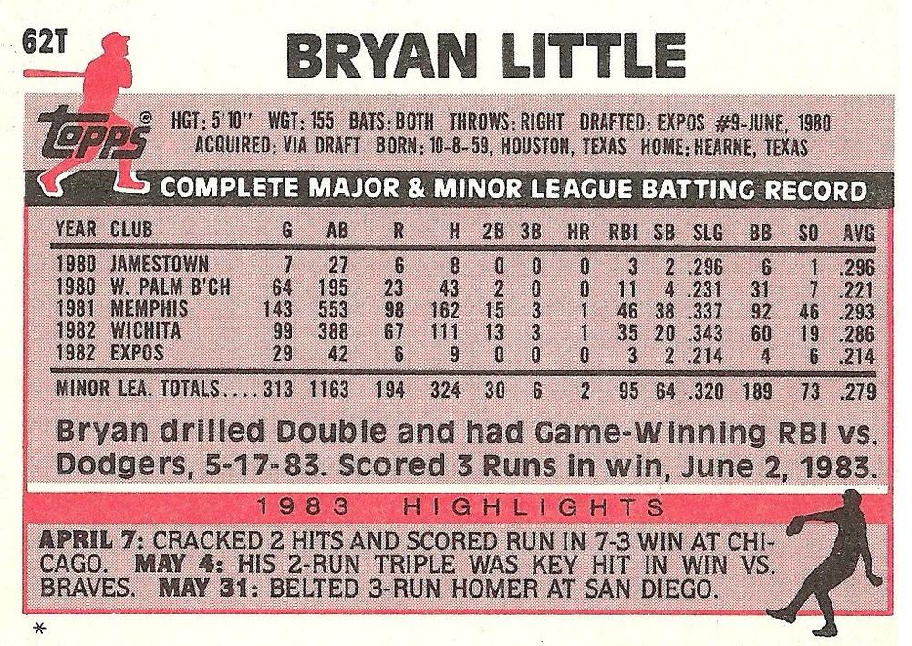 Bryan Little  baseball card collectible - Main Image 2