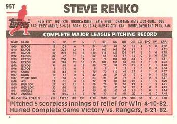 Steve Renko  baseball card collectible - Main Image 2