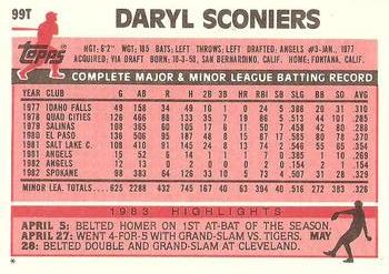 Daryl Sconiers  baseball card collectible - Main Image 2