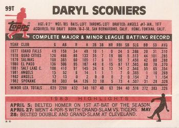 Daryl Sconiers  baseball card collectible - Main Image 2