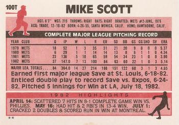 Mike Scott  baseball card collectible - Main Image 2
