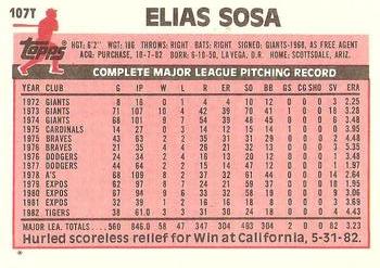Elias Sosa  baseball card collectible - Main Image 2