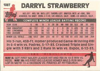 Darryl Strawberry  baseball card collectible - Main Image 2