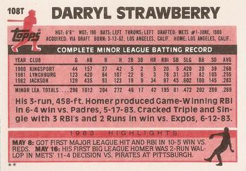 Darryl Strawberry  baseball card collectible - Main Image 2