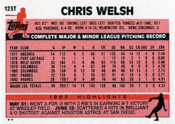 Chris Welsh  baseball card collectible - Main Image 2