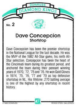 Dave Concepcion  baseball card collectible - Main Image 2