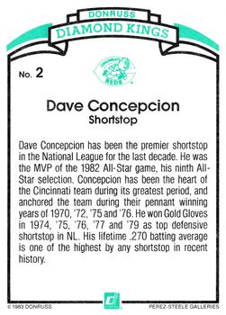 Dave Concepcion  baseball card collectible - Main Image 2
