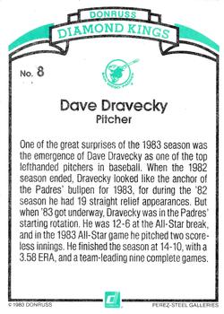 Dave Dravecky  baseball card collectible - Main Image 2