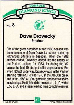 Dave Dravecky  baseball card collectible - Main Image 2