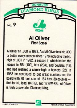 Al Oliver  baseball card collectible - Main Image 2