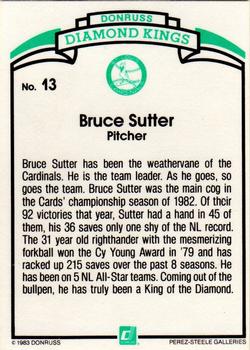 Bruce Sutter  baseball card collectible - Main Image 2