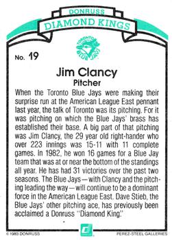 Jim Clancy  baseball card collectible - Main Image 2