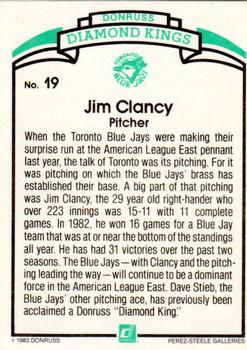 Jim Clancy  baseball card collectible - Main Image 2
