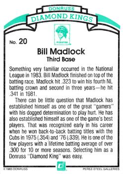 Bill Madlock  baseball card collectible - Main Image 2